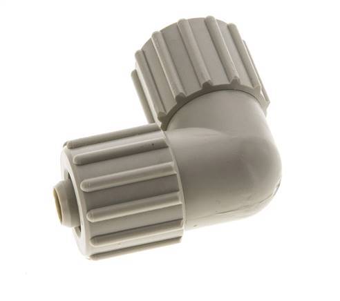 15x9mm PP-Winkel-Druckverschraubung 10 bar PVC und PA