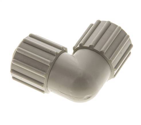15x9mm PP-Winkel-Druckverschraubung 10 bar PVC und PA