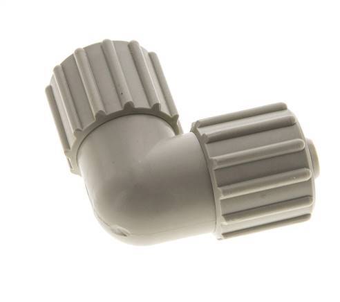 15x9mm PP-Winkel-Druckverschraubung 10 bar PVC und PA