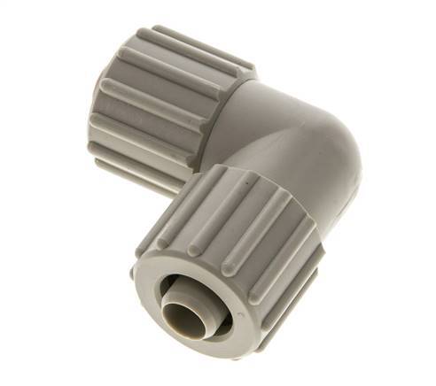 15x9mm PP-Winkel-Druckverschraubung 10 bar PVC und PA