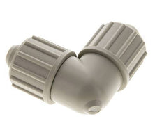 20x13mm PP-Winkel-Druckverschraubung 10 bar PVC und PA