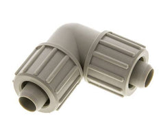 20x13mm PP-Winkel-Druckverschraubung 10 bar PVC und PA