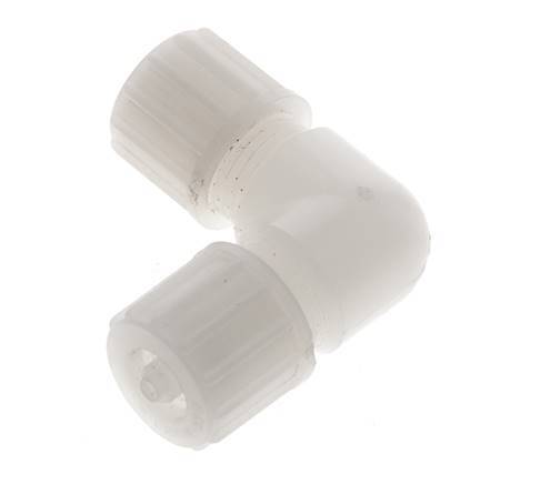 10x4mm PVDF-Winkel-Verschraubung 10 bar PVC und PA