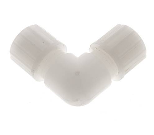 10x4mm PVDF-Winkel-Verschraubung 10 bar PVC und PA