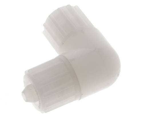 12x6mm PVDF-Winkel-Verschraubung 10 bar PVC und PA