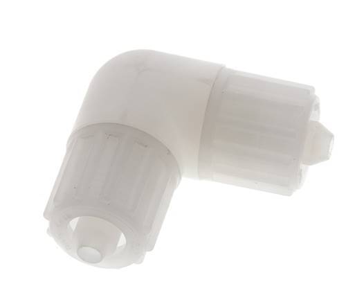 12x6mm PVDF-Winkel-Verschraubung 10 bar PVC und PA