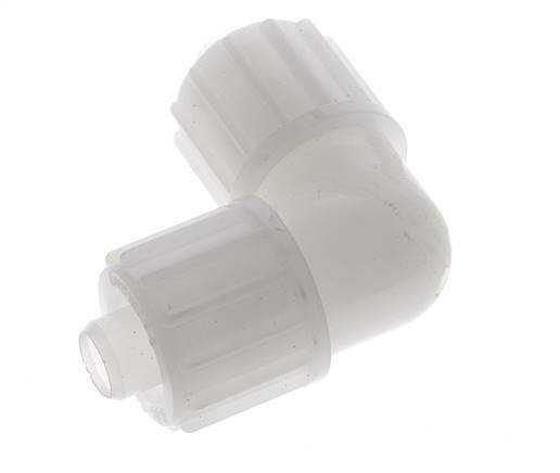 16x10mm PVDF-Winkelverschraubung 10 bar PVC und PA