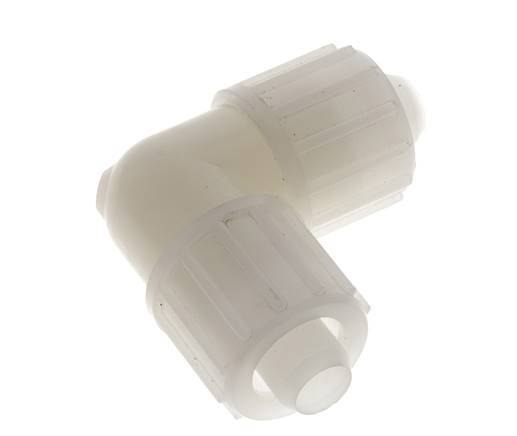 20x13mm PVDF-Winkel-Verschraubung 10 bar PVC und PA