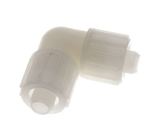 20x13mm PVDF-Winkel-Verschraubung 10 bar PVC und PA