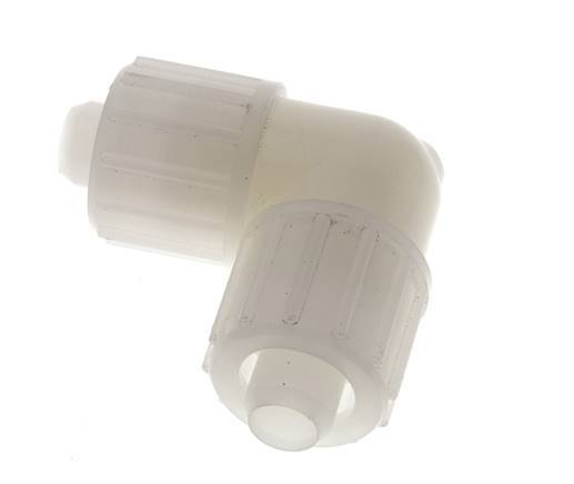 20x13mm PVDF-Winkel-Verschraubung 10 bar PVC und PA