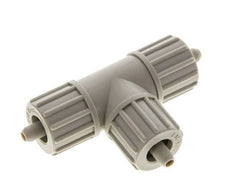 10x4mm PP T-Shape T-Kompressionsfitting 10 bar PVC und PA