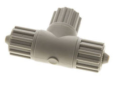 12x6mm PP T-Shape T-Kompressionsfitting 10 bar PVC und PA