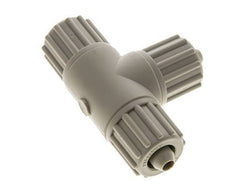 12x6mm PP T-Shape T-Kompressionsfitting 10 bar PVC und PA