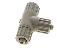 12x6mm PP T-Shape T-Kompressionsfitting 10 bar PVC und PA