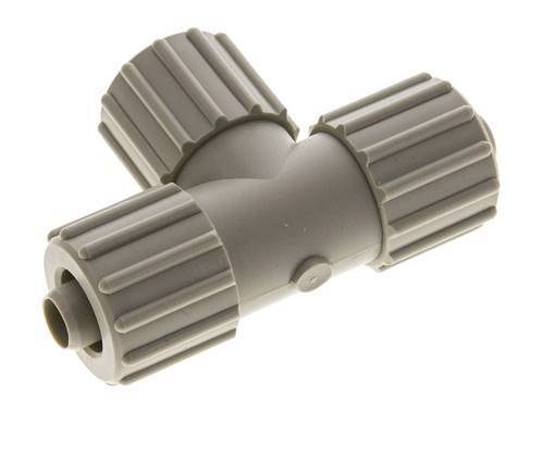15x9mm PP T-Shape T-Kompressionsfitting 10 bar PVC und PA