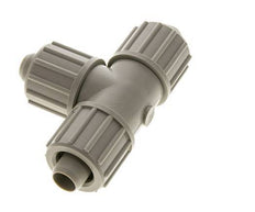 20x13mm PP T-Shape T-Kompressionsfitting 10 bar PVC und PA