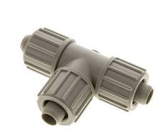 20x13mm PP T-Shape T-Kompressionsfitting 10 bar PVC und PA