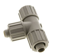 20x13mm PP T-Shape T-Kompressionsfitting 10 bar PVC und PA