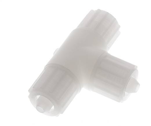 12x6mm PVDF T-Shape T-Verschraubung 10 bar PVC und PA