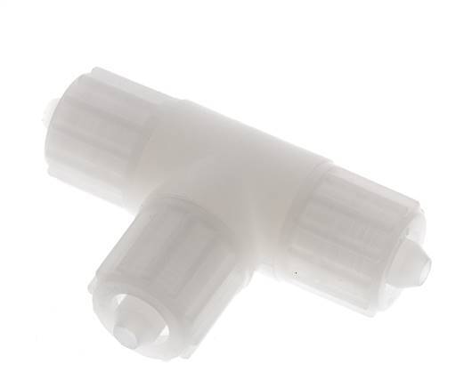 12x6mm PVDF T-Shape T-Verschraubung 10 bar PVC und PA