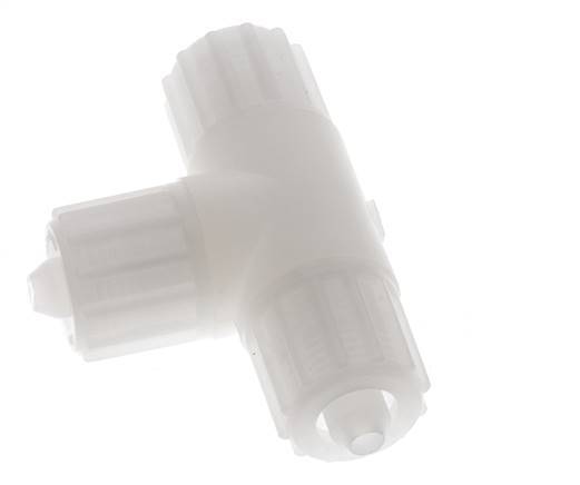 12x6mm PVDF T-Shape T-Verschraubung 10 bar PVC und PA