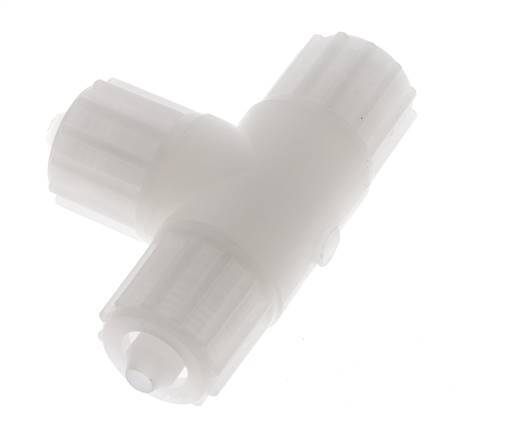 12x6mm PVDF T-Shape T-Verschraubung 10 bar PVC und PA