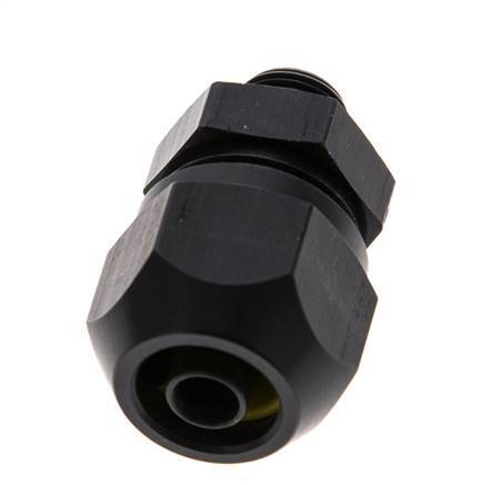 9x6mm & G1/8'' Aluminium-Kompressionsverschraubung mit Außengewinde 10 bar PVC und PA