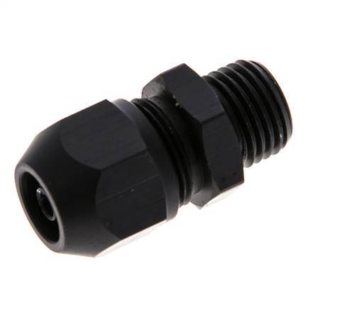 7x4mm & G1/4'' Aluminium-Kompressionsverschraubung mit Außengewinde 10 bar PVC und PA
