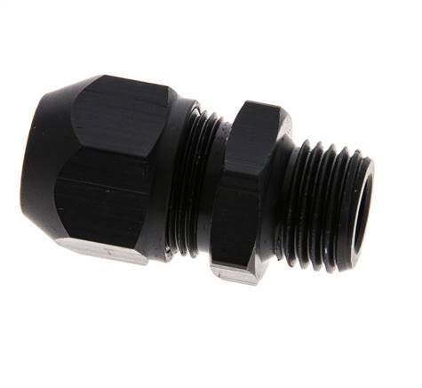 7x4mm & G1/4'' Aluminium-Kompressionsverschraubung mit Außengewinde 10 bar PVC und PA