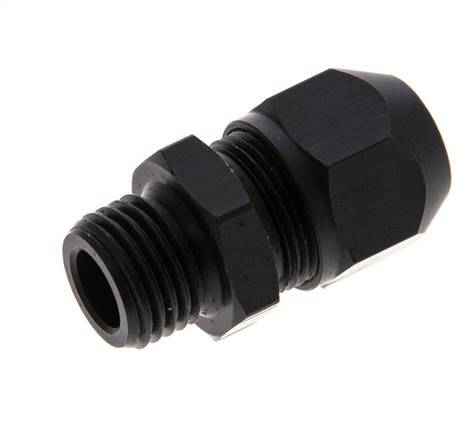 7x4mm & G1/4'' Aluminium-Kompressionsverschraubung mit Außengewinde 10 bar PVC und PA