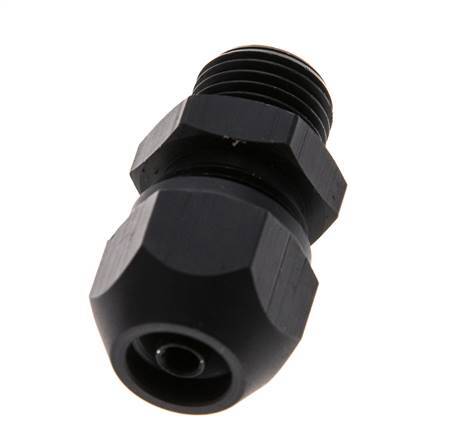 7x4mm & G1/4'' Aluminium-Kompressionsverschraubung mit Außengewinde 10 bar PVC und PA
