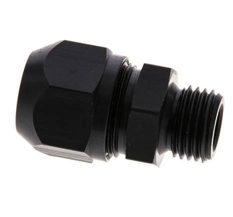 9x6mm & G1/4'' Aluminium-Kompressionsverschraubung mit Außengewinde 10 bar PVC und PA