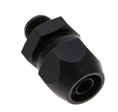12x9mm & G1/4'' Aluminium-Kompressionsverschraubung mit Außengewinde 10 bar PVC und PA