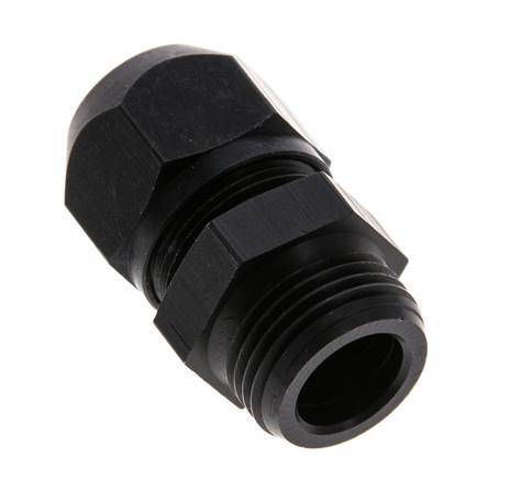 9x6mm & G3/8'' Aluminium-Kompressionsverschraubung mit Außengewinde 10 bar PVC und PA