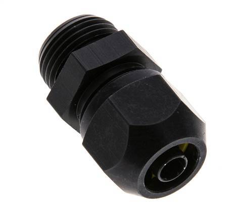 9x6mm & G3/8'' Aluminium-Kompressionsverschraubung mit Außengewinde 10 bar PVC und PA