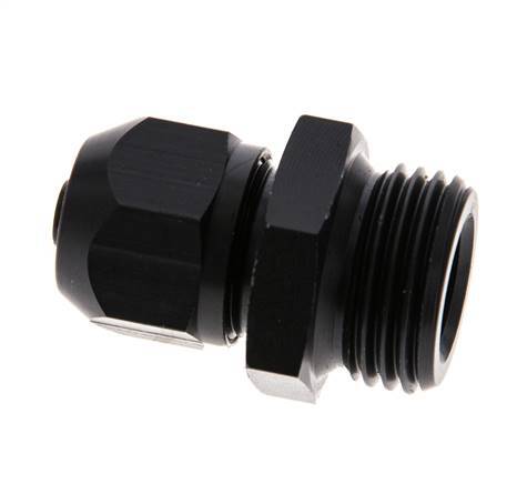 9x6mm & G1/2'' Aluminium-Kompressionsverschraubung mit Außengewinde 10 bar PVC und PA