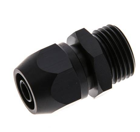 12x9mm & G1/2'' Aluminium-Kompressionsverschraubung mit Außengewinde 10 bar PVC und PA