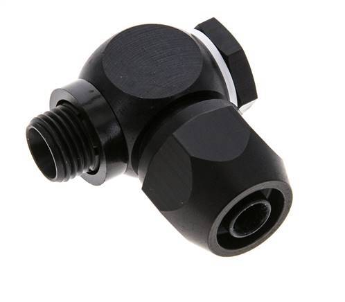 12x9mm & G1/4'' Aluminium-Kompressionsverschraubung mit Außengewinde 10 bar PVC und PA