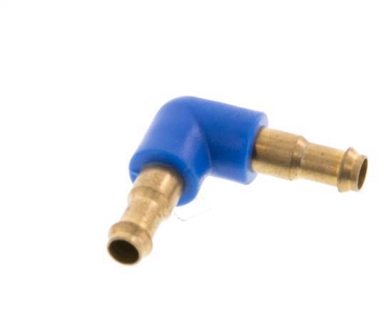 4 mm Messing/Kunststoff-Winkelschlauchverbinder [2 Stück]