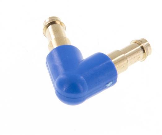 4 mm Messing/Kunststoff-Schlauchverbinder in V-Form [2 Stück]