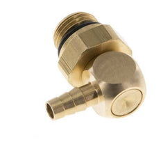 4 mm & G1/8'' Messing Winkel Schlauch Barb mit Außengewinde NBR drehbar