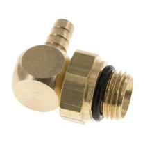 4 mm & G1/8'' Messing Winkel Schlauch Barb mit Außengewinde NBR drehbar
