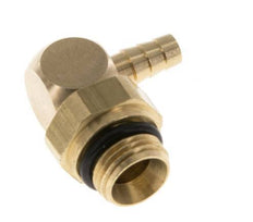 4 mm & G1/8'' Messing Winkel Schlauch Barb mit Außengewinde NBR drehbar
