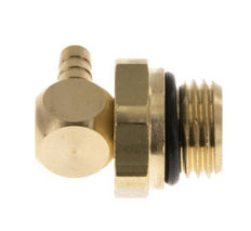 4 mm & G1/4'' Messing Ellenbogen Schlauch Barb mit Außengewinde NBR drehbar