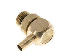 6 mm & G1/4'' Messing Ellenbogen Schlauch Barb mit Außengewinde NBR drehbar