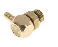 6 mm & G1/4'' Messing Ellenbogen Schlauch Barb mit Außengewinde NBR drehbar