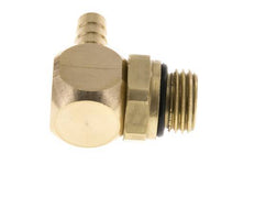 6 mm & G1/4'' Messing Ellenbogen Schlauch Barb mit Außengewinde NBR drehbar