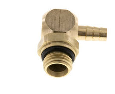 6 mm & G1/4'' Messing Ellenbogen Schlauch Barb mit Außengewinde NBR drehbar