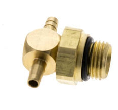 3 mm & G1/8'' Messing T-Stück mit Außengewinde NBR