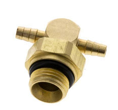 3 mm & G1/8'' Messing T-Stück mit Außengewinde NBR